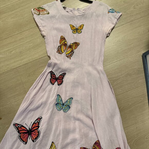 Fanm Mon Dresses & Skirts - Fanm Mon Papiyon Purple Butterfly Dress